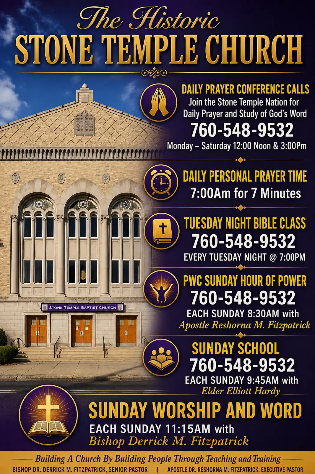 History of STC at Stone Temple Missionary Baptist Church in Chicago, IL